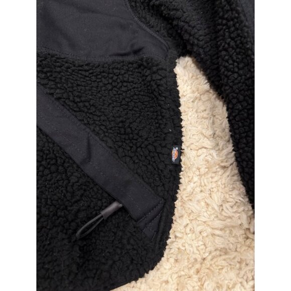Dickies Red Chute Sherpa Fleece Jacket - Picture 4 of 6